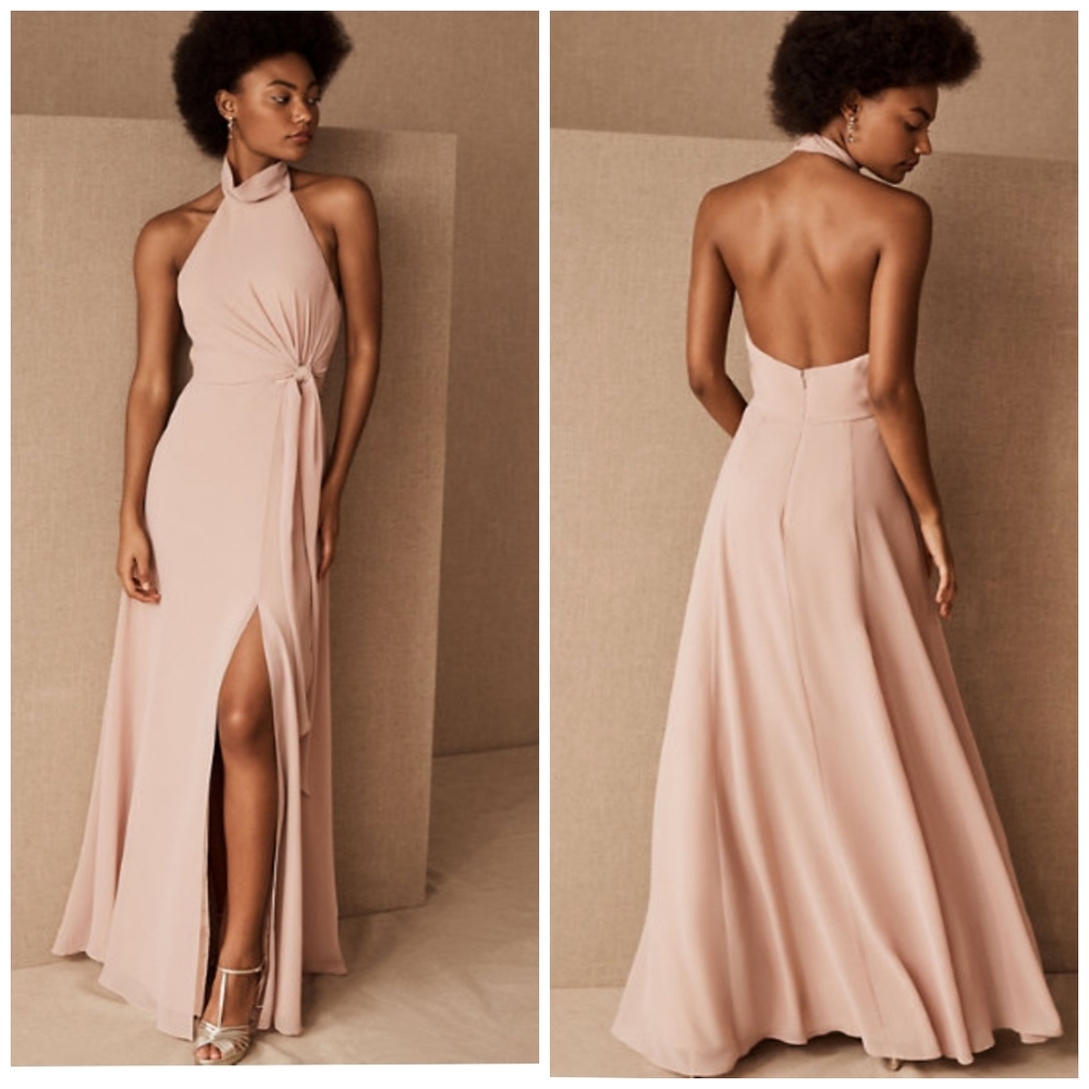 Bhldn ×Jenny Yoo Elliya Mock Neck Dress